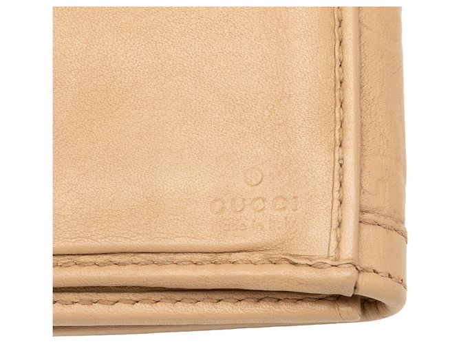 Cartera larga Gucci Guccissima beige - vista 6