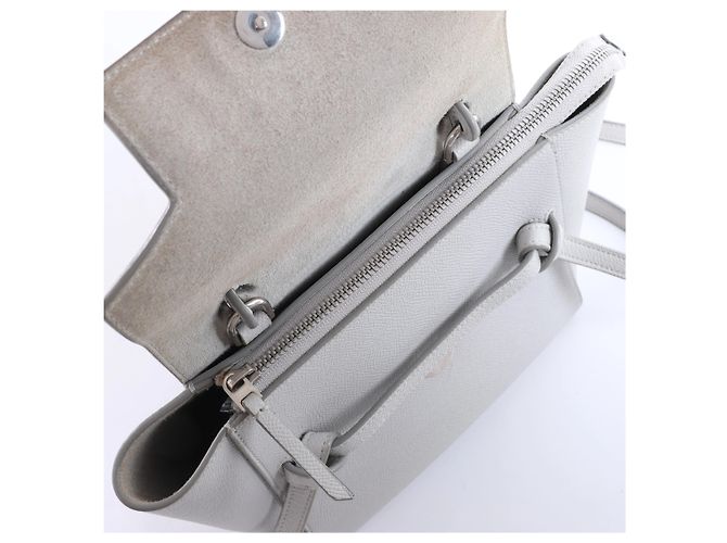 Céline Borsa a mano 2Way Celine Belt Bag Nano in pelle Grigio - vista 11
