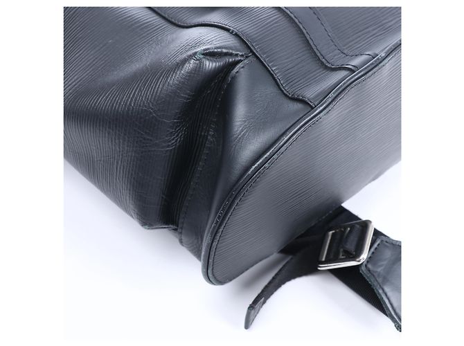 Zaino Louis Vuitton Christopher PM in pelle Epi Nero M50159 - vista 5