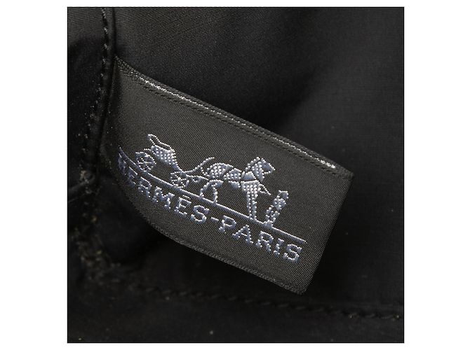 Pouch Hermès Globe Trotter MM in tela marrone - vista 5