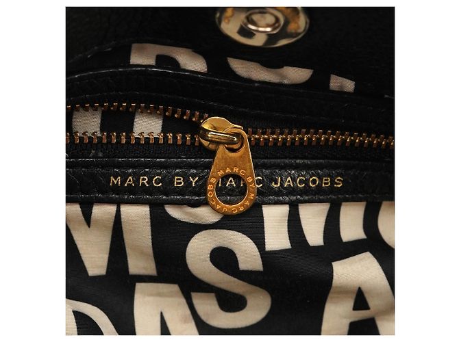 Marc by Marc Jacobs Borsa 2-Way Classic Q Fran in pelle nera - vista 11
