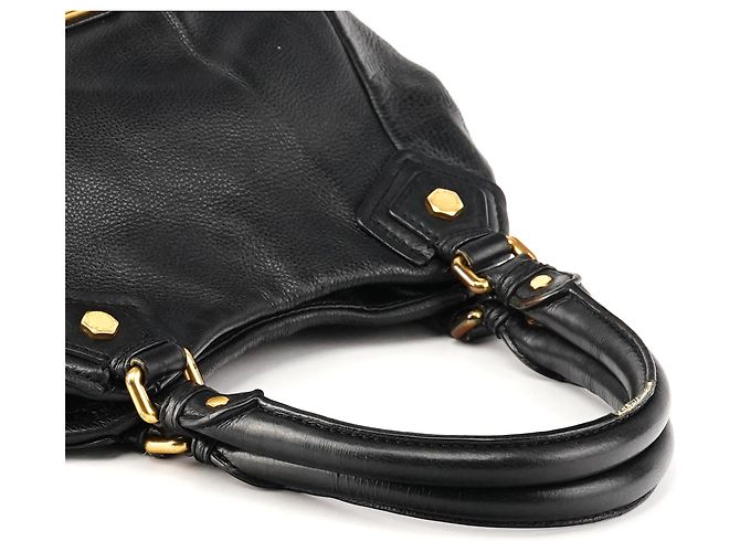 Marc by Marc Jacobs Borsa 2-Way Classic Q Fran in pelle nera - vista 9
