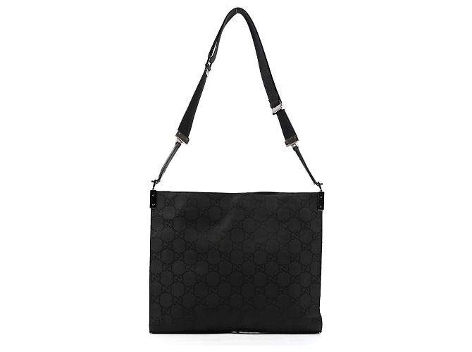 Gucci 001 3283 Borsa a tracolla multi-tasche in nylon GG nero - vista 3