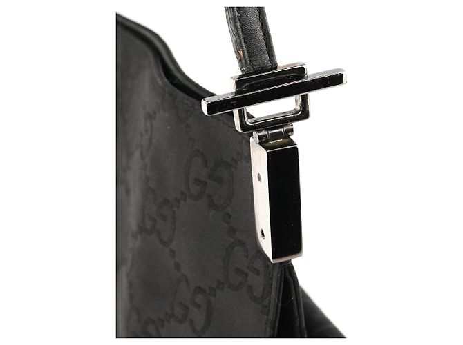 Gucci 001 3283 Borsa a tracolla multi-tasche in nylon GG nero - vista 7