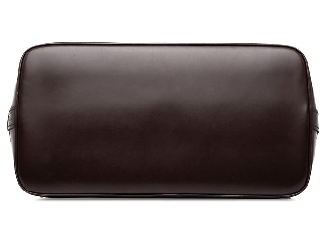 Borsa a mano Louis Vuitton Damier Ebene Alma PM Marrone - vista 3