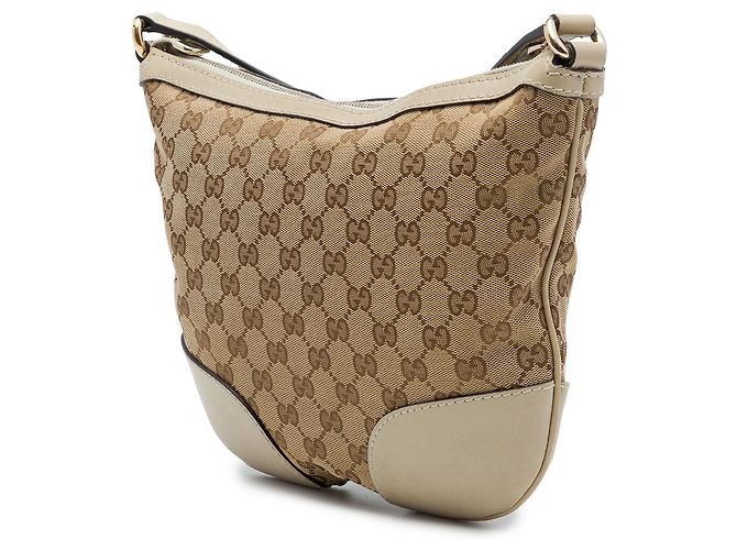 Borsa a tracolla Gucci GG Canvas Lovely Beige - vista 2