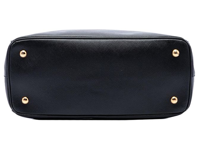 Tote Prada Medium Saffiano Lux Gardeners Nero - vista 3