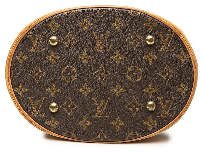 Louis Vuitton Monogram Petit Bucket Marrón - vista 3