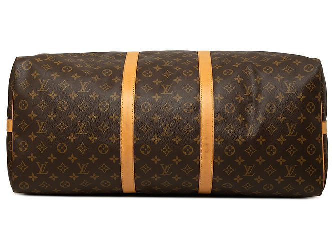 Borsa da viaggio Louis Vuitton Monogram Keepall Bandouliere 60 Marrone - vista 3