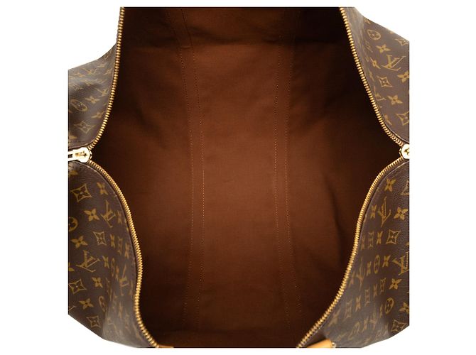 Borsa da viaggio Louis Vuitton Monogram Keepall Bandouliere 60 Marrone - vista 4