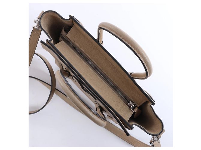 Céline Borsa a mano 2Way Celine Luggage Nano in pelle, Brown - vista 7