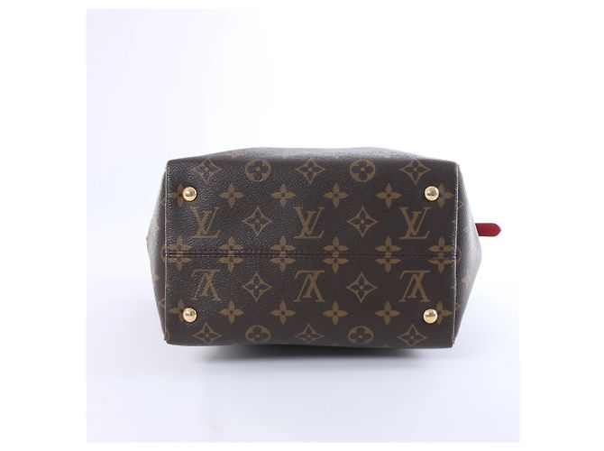 Borsa Louis Vuitton Tournelle PM Monogram Canvas in Brown x Red M44027 - vista 8