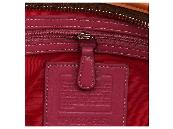 Coach Borsa a tracolla 6351 Pink Signature Soho - vista 12