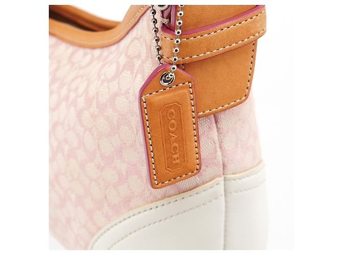 Coach Borsa a tracolla 6351 Pink Signature Soho - vista 6