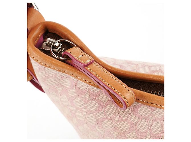 Coach Borsa a tracolla 6351 Pink Signature Soho - vista 7