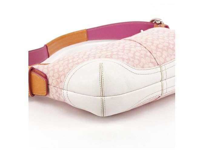Coach Borsa a tracolla 6351 Pink Signature Soho - vista 8