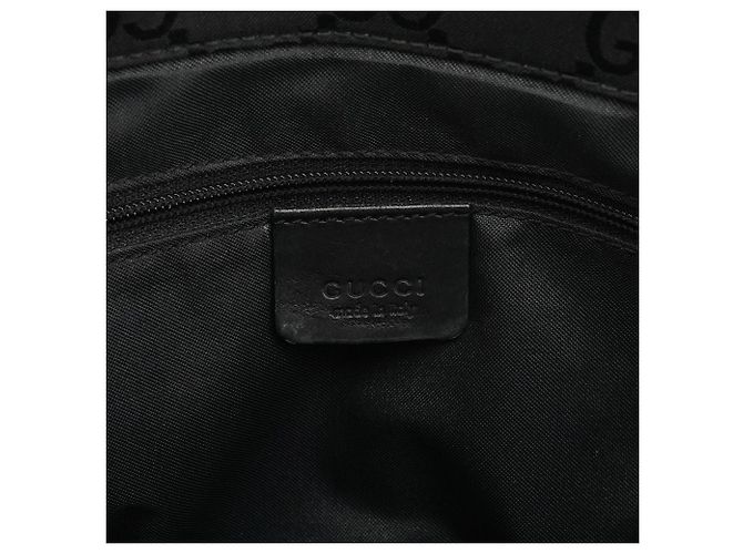 Gucci Borsa Tote Diana Bamboo 001 1016 in nylon GG nero - vista 10