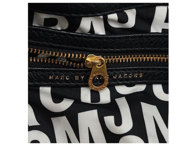 Marc by Marc Jacobs Borsa 2-Way Classic Q Fran in pelle nera - vista 12