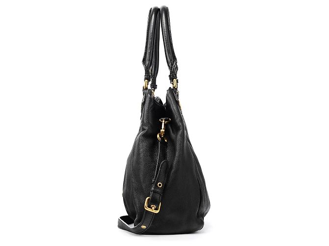 Marc by Marc Jacobs Borsa 2-Way Classic Q Fran in pelle nera - vista 2