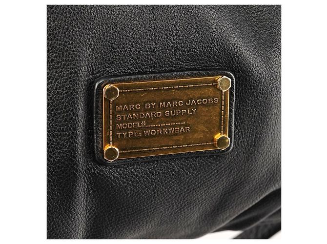 Marc by Marc Jacobs Borsa 2-Way Classic Q Fran in pelle nera - vista 6