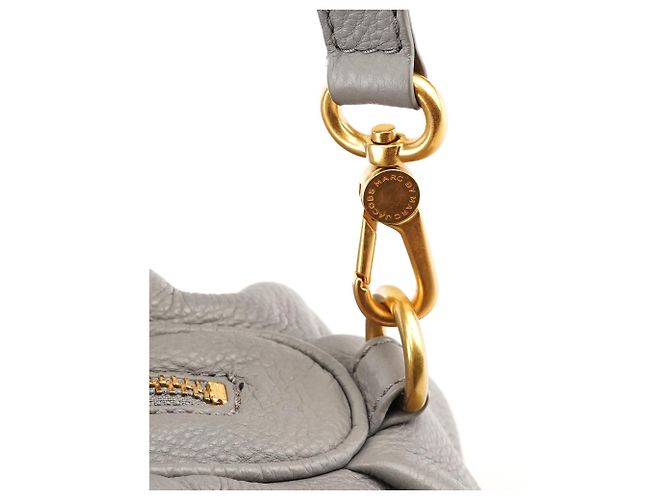 Marc by Marc Jacobs Borsa 2-Way Classic Q Baby Groovee in pelle grigia - vista 11