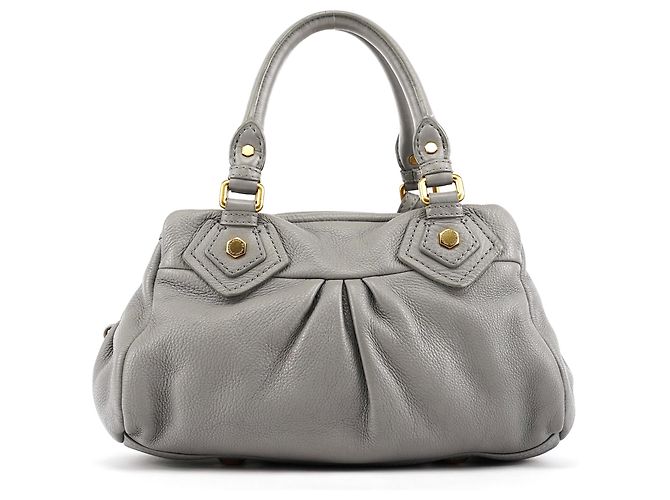 Marc by Marc Jacobs Borsa 2-Way Classic Q Baby Groovee in pelle grigia - vista 3