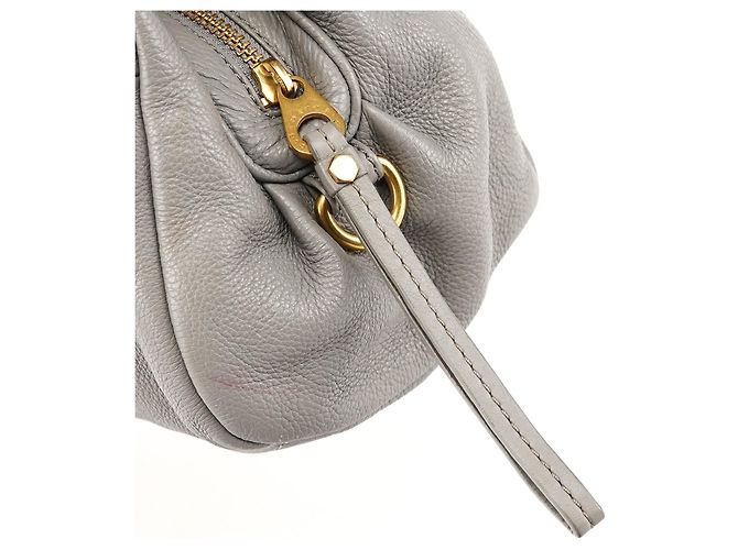 Marc by Marc Jacobs Borsa 2-Way Classic Q Baby Groovee in pelle grigia - vista 7