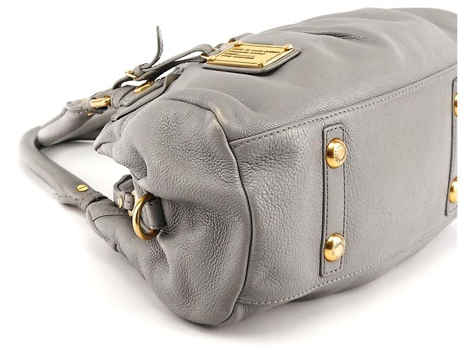 Marc by Marc Jacobs Borsa 2-Way Classic Q Baby Groovee in pelle grigia - vista 8