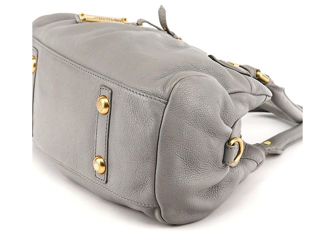 Marc by Marc Jacobs Borsa 2-Way Classic Q Baby Groovee in pelle grigia - vista 9