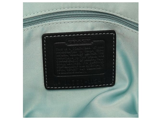 Coach 11547 Borsa tote in pelle nera con chiusura a girevole - vista 11