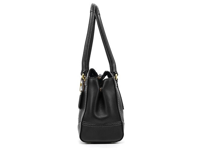 Coach 11547 Borsa tote in pelle nera con chiusura a girevole - vista 2