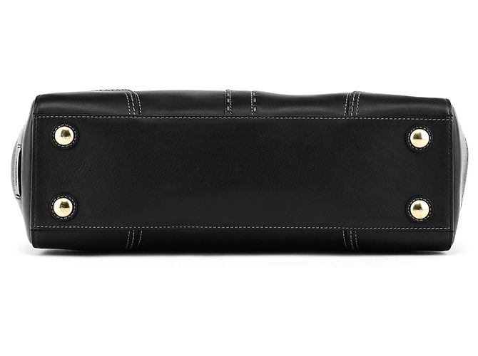Coach 11547 Borsa tote in pelle nera con chiusura a girevole - vista 5