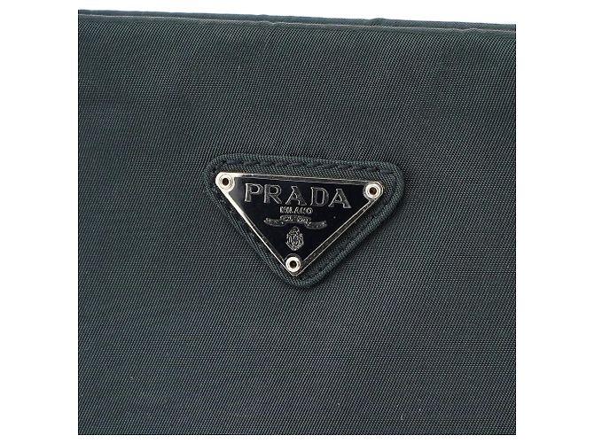 Prada Borsa City Tote in Tessuto blu navy - vista 6