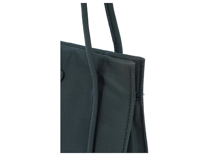 Prada Borsa City Tote in Tessuto blu navy - vista 7