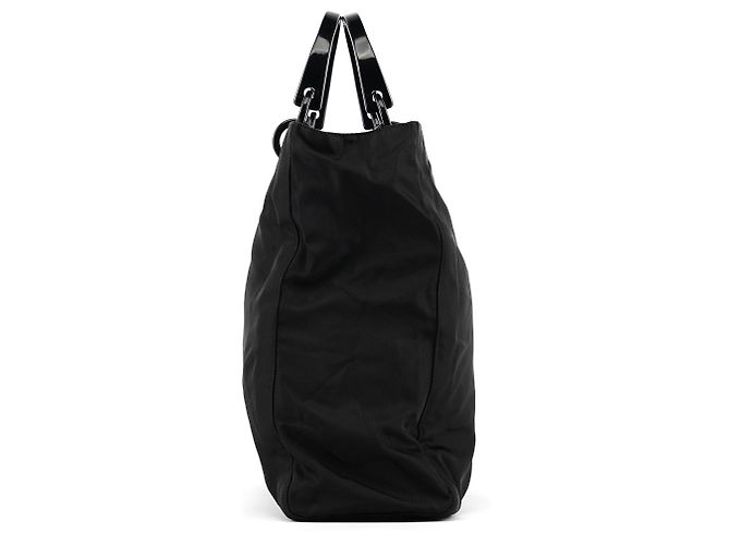 Prada Borsa Tote 1998 Black Tessuto + Plex Nylon - vista 2