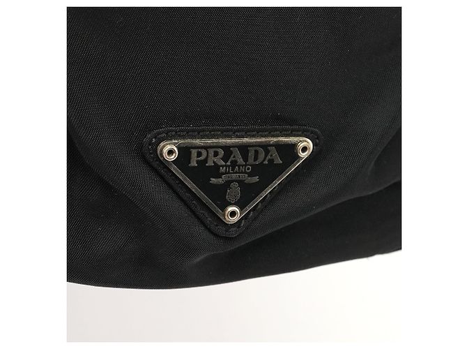 Prada Borsa Tote 1998 Black Tessuto + Plex Nylon - vista 5