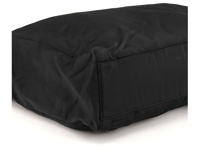 Prada Borsa Tote 1998 Black Tessuto + Plex Nylon - vista 6