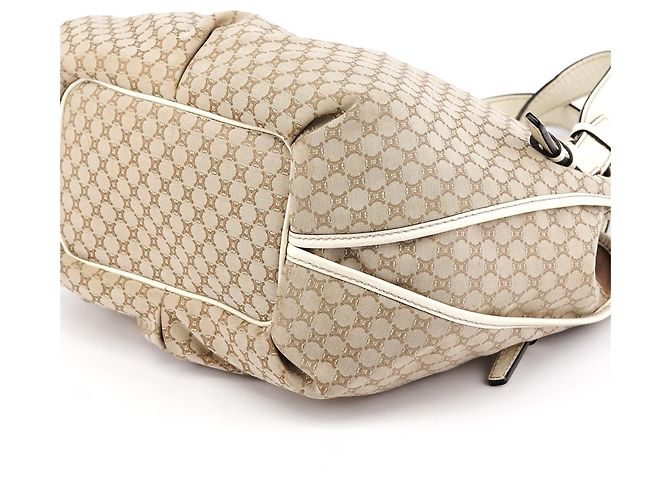 Céline Bolsa de Ombro Bittersweet Macadam Bege - vista 11