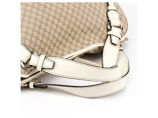 Céline Bolsa de Ombro Bittersweet Macadam Bege - vista 12