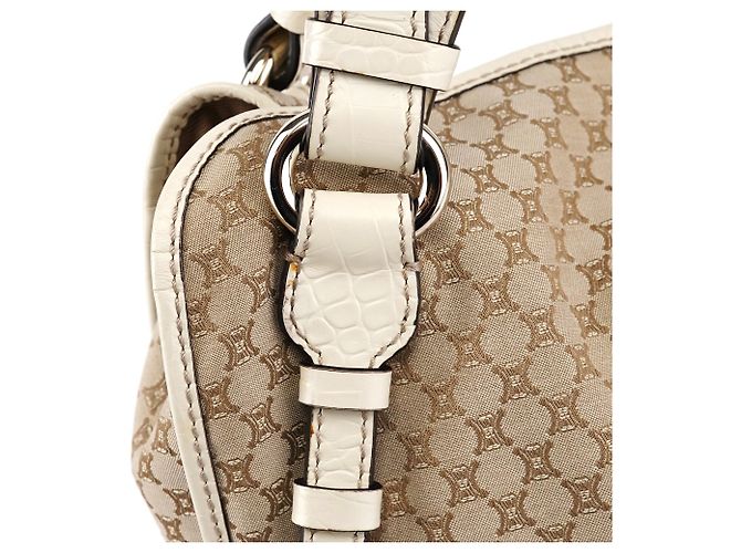 Céline Bolsa de Ombro Bittersweet Macadam Bege - vista 13