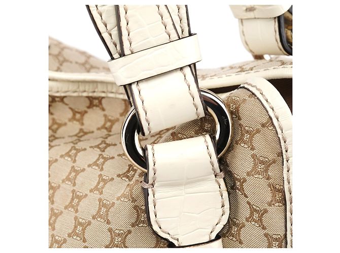 Céline Bolsa de Ombro Bittersweet Macadam Bege - vista 7