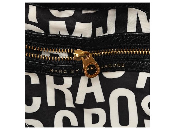 Marc by Marc Jacobs Borsa 2-Way Classic Q Fran in pelle nera - vista 11