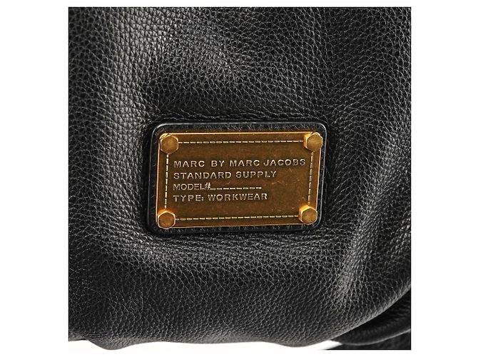 Marc by Marc Jacobs Borsa 2-Way Classic Q Fran in pelle nera - vista 6