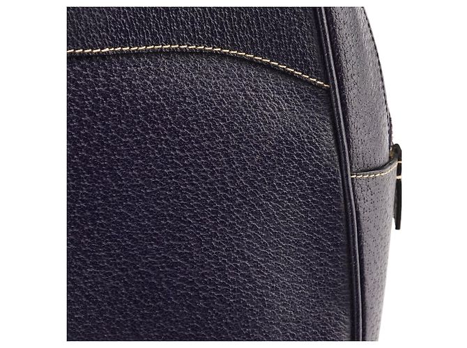 Prada Sac Bowling en cuir violet Printemps 2000 - vue 12