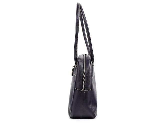 Prada Sac Bowling en cuir violet Printemps 2000 - vue 2