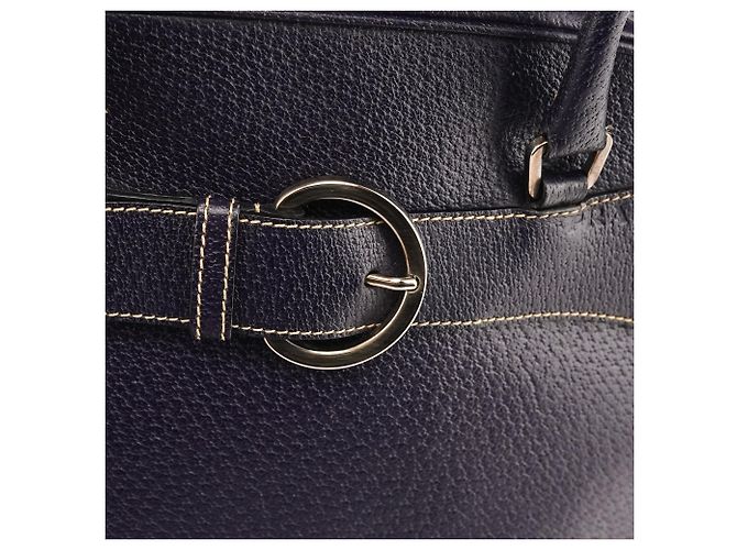 Prada Sac Bowling en cuir violet Printemps 2000 - vue 6