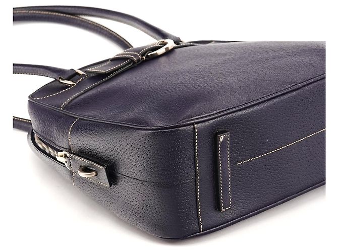 Prada Sac Bowling en cuir violet Printemps 2000 - vue 9