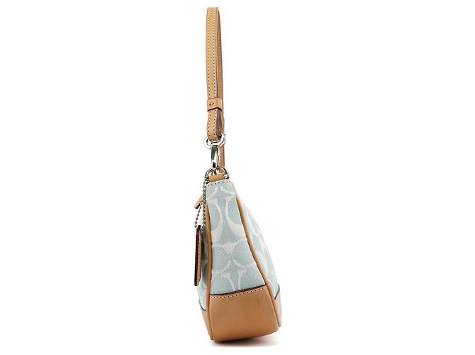 Coach 6094 Borsa a Spalla Demi Signature Blu Chiaro - vista 2