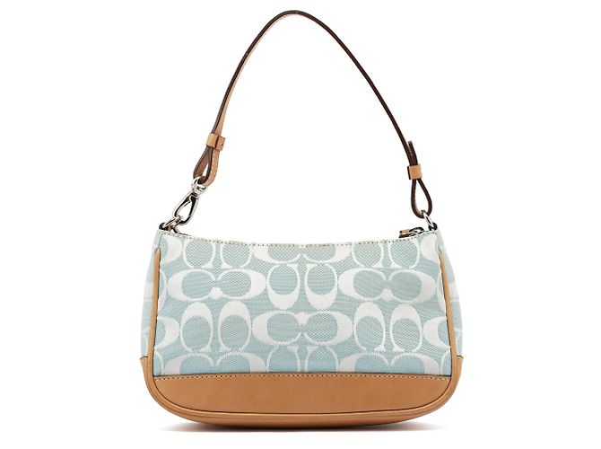Coach 6094 Borsa a Spalla Demi Signature Blu Chiaro - vista 3