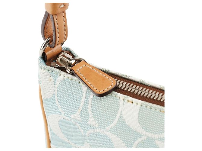 Coach 6094 Borsa a Spalla Demi Signature Blu Chiaro - vista 7